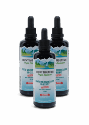 3er Bundle: Phyto-Mikromineralien Ur-Essenz konzentriert in Miron Violettglasflasche (100 ML)